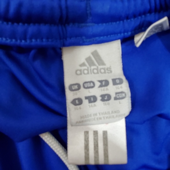 Unisex Blue & Yellow Climalite Adidas Shorts - Picture 6 of 7